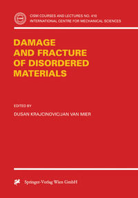 Vorderes Coverbild Damage and Fracture of Disordered Materials