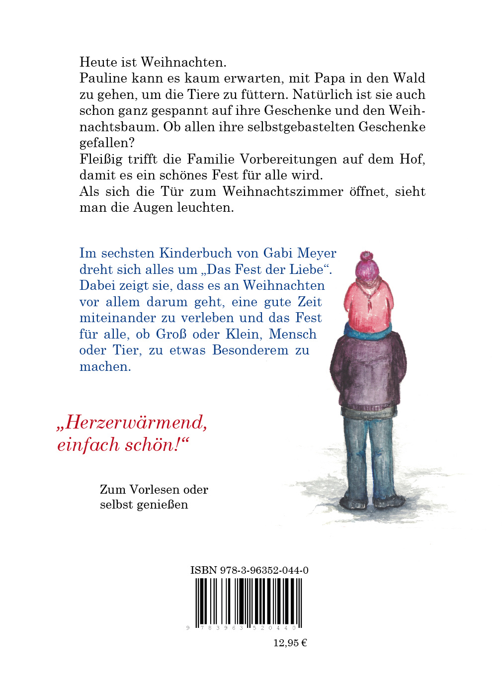 Rückseitencover Frohe Weihnachten für 2- und 4-Beiner