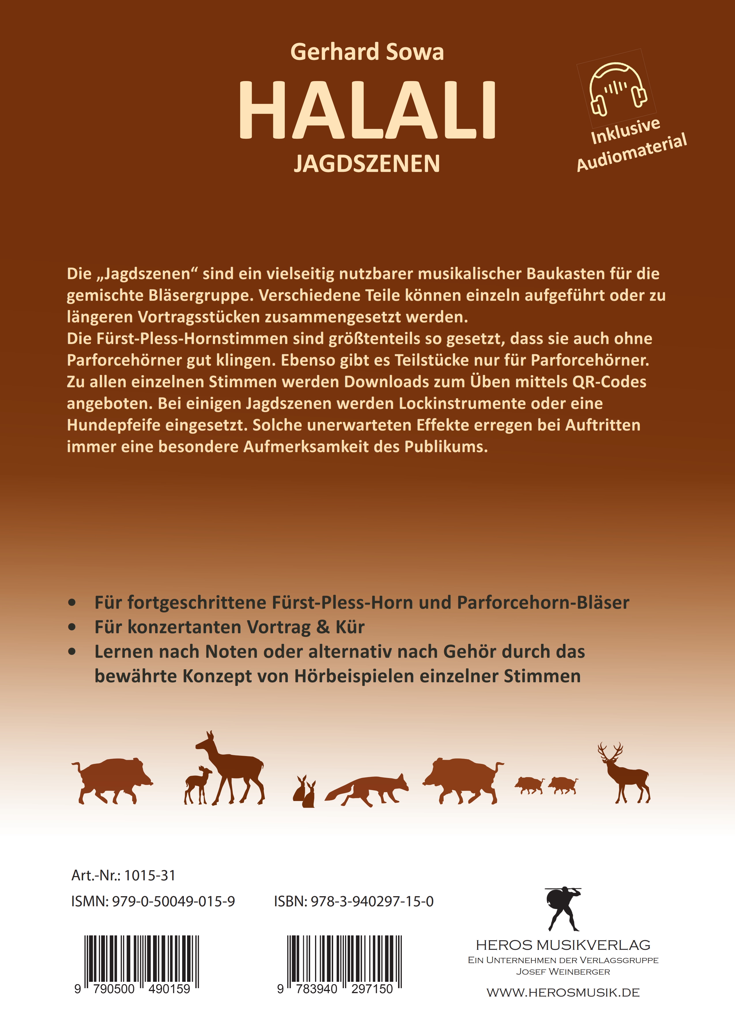 Rückseitencover Halali Jagdszenen
