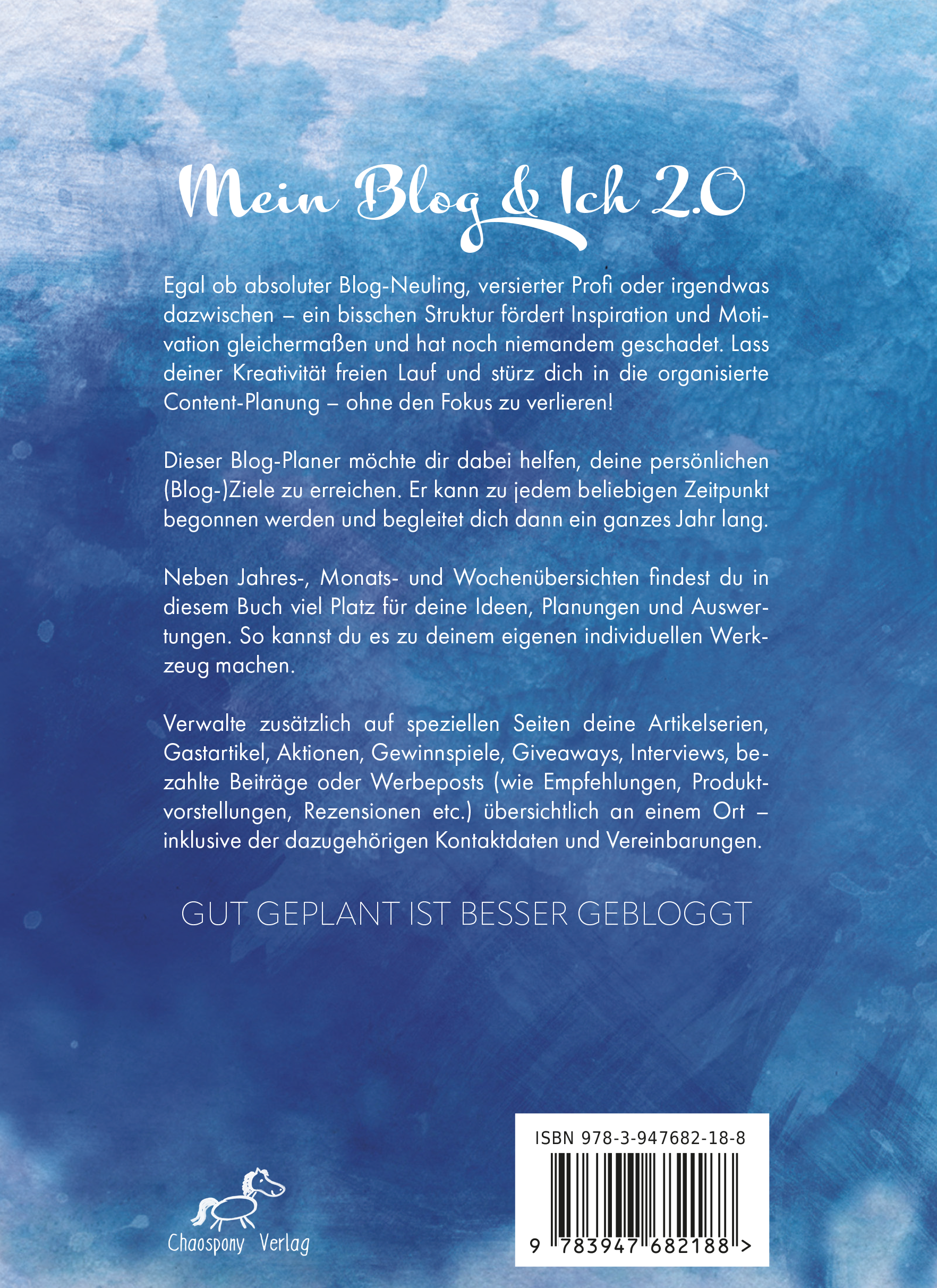 Rückseitencover Mein Blog & ich 2.0