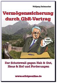 Vorderes Coverbild Vermögenssicherung durch GbR-Vertrag