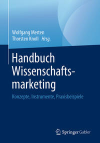Vorderes Coverbild Handbuch Wissenschaftsmarketing