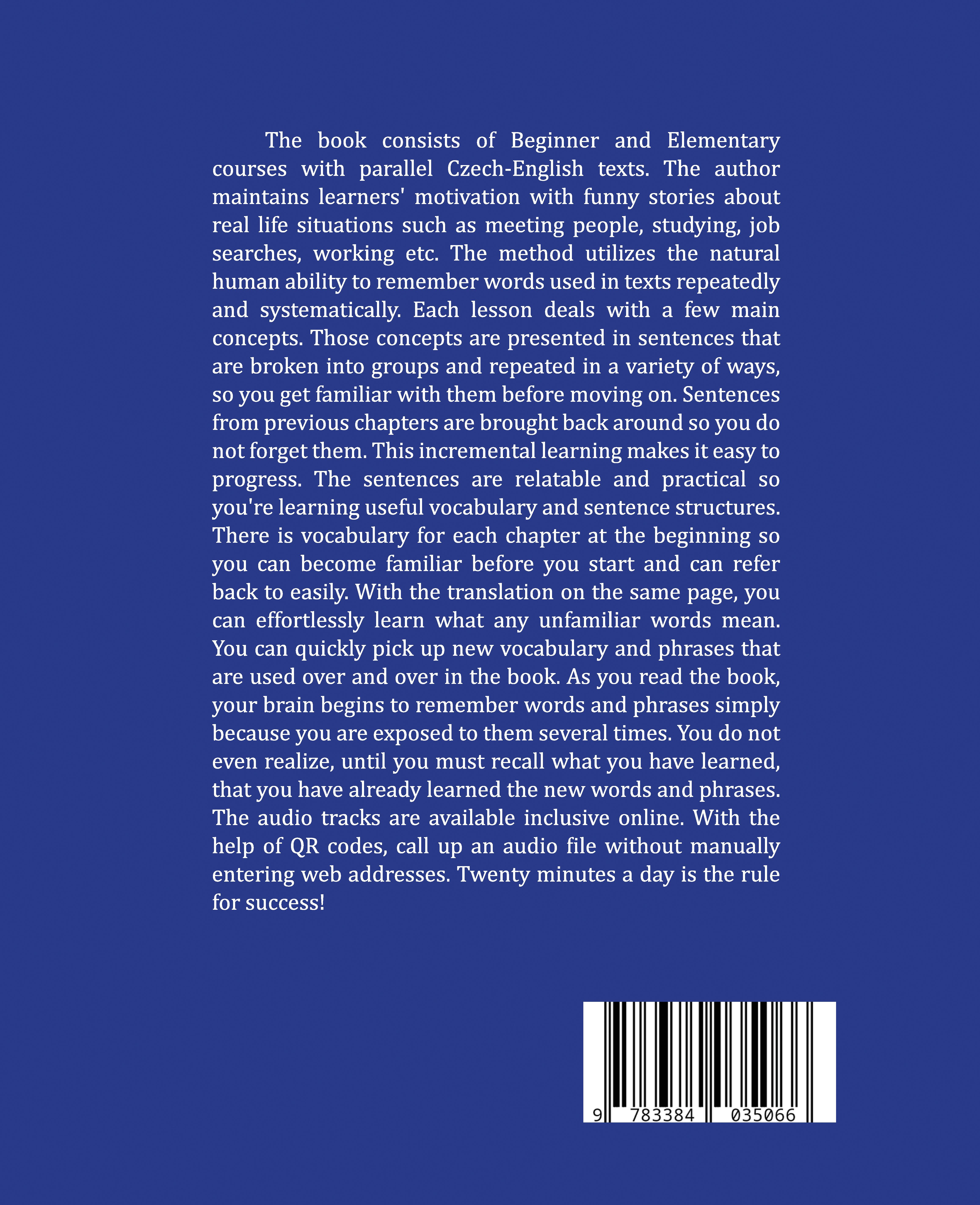 Rückseitencover Lerne Czech with First Czech Reader for Beginners