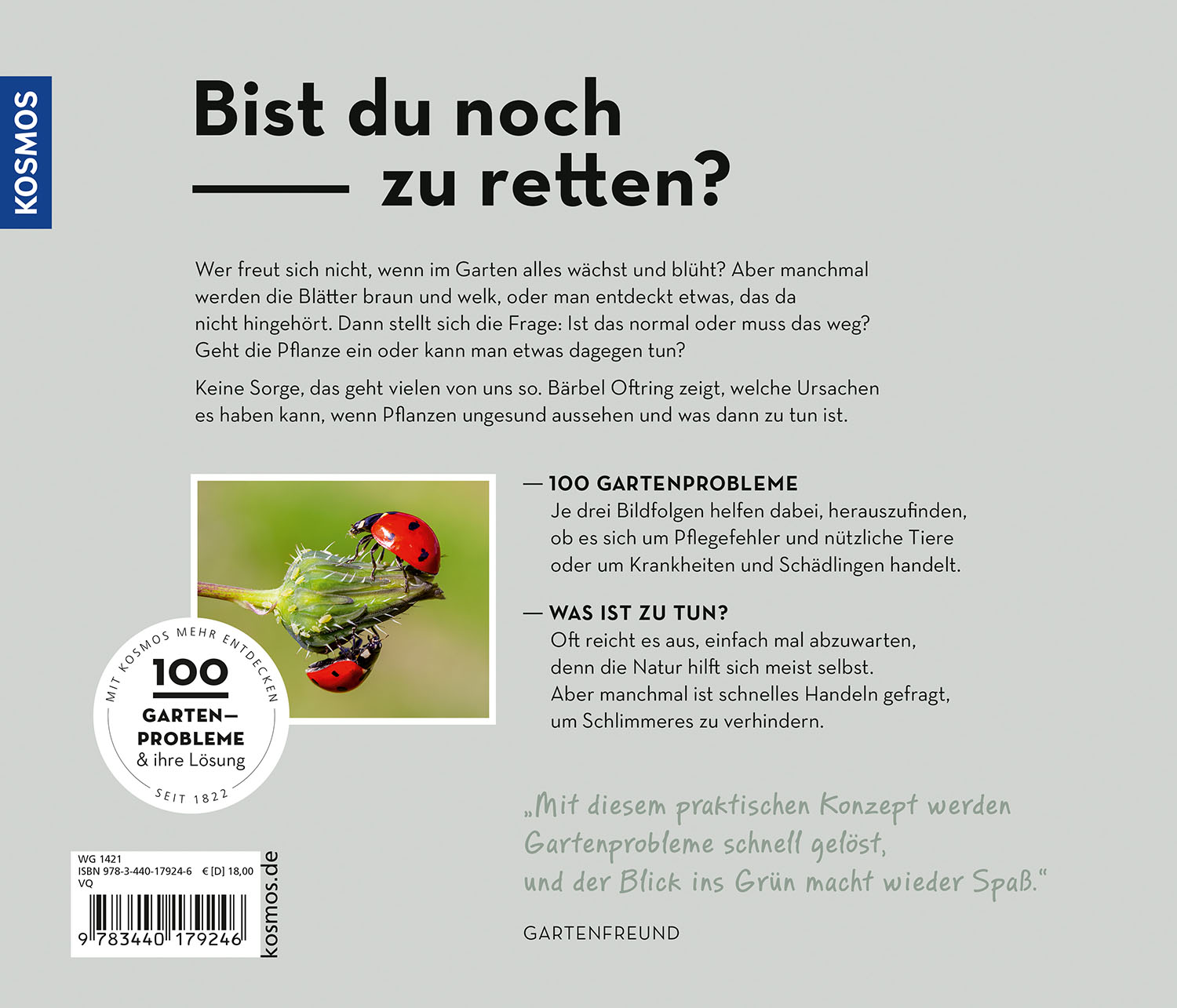 Rückseitencover Bist du noch zu retten?
