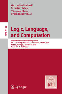 Vorderes Coverbild Logic, Language, and Computation