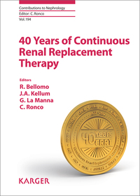 Vorderes Coverbild 40 Years of Continuous Renal Replacement Therapy