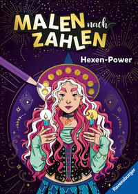 Vorderes Coverbild Malen nach Zahlen - Hexen-Power