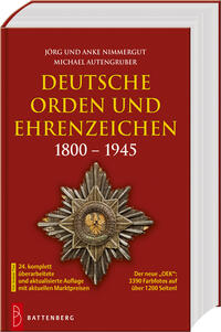 Vorderes Coverbild Deutsche Orden und Ehrenzeichen 1800 – 1945