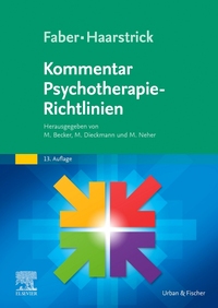 Vorderes Coverbild Faber/Haarstrick. Kommentar Psychotherapie-Richtlinien