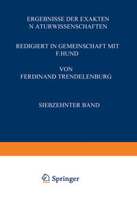 Vorderes Coverbild Ergebnisse der Exakten Naturwissenschaften