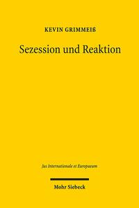 Vorderes Coverbild Sezession und Reaktion
