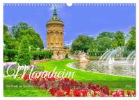 Vorderes Coverbild Mannheim - Die Stadt im Quadrat (Wandkalender 2025 DIN A3 quer), CALVENDO Monatskalender