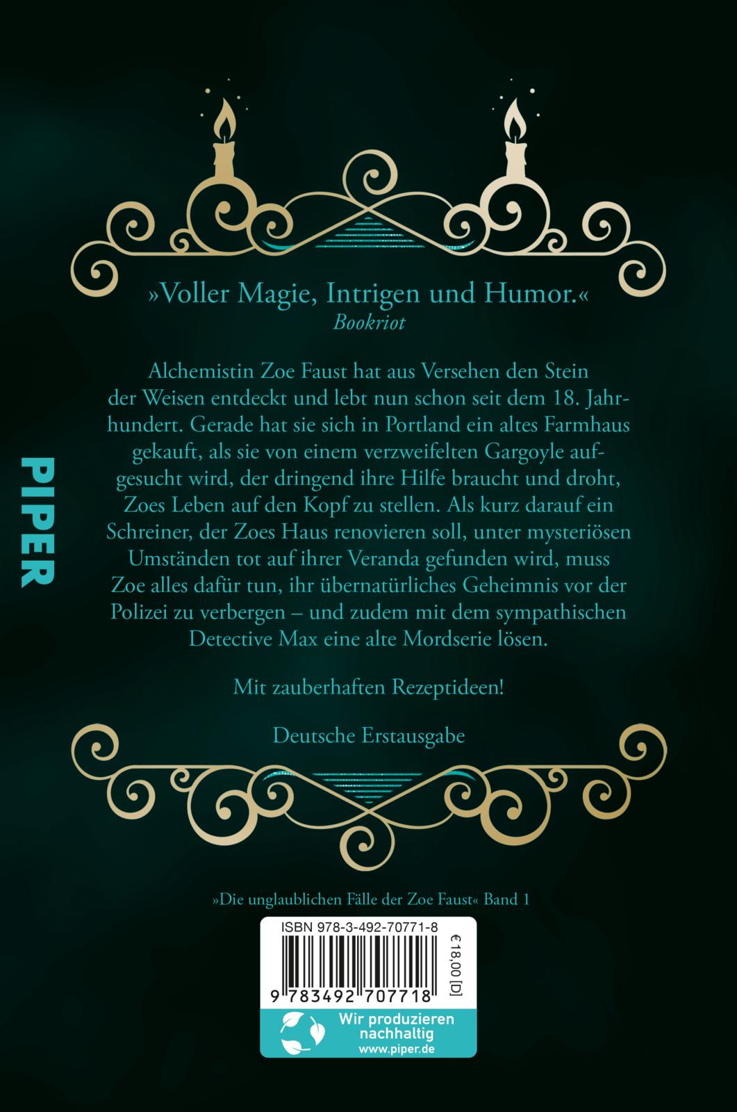 Rückseitencover Alchemistin wider Willen