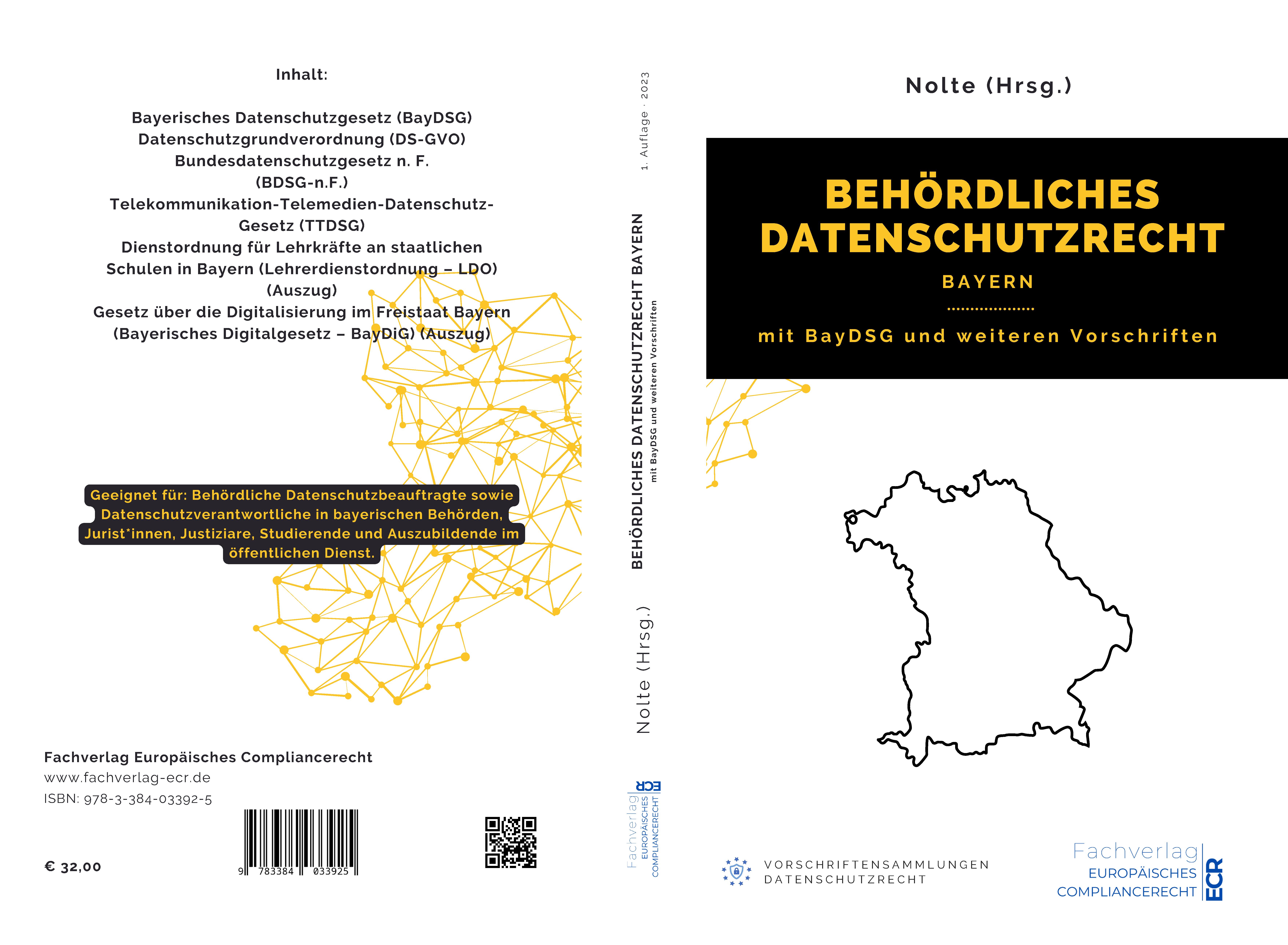 Gesamtes Coverbild Behördliches Datenschutzrecht Bayern