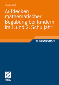 Vorderes Coverbild Aufdecken mathematischer Begabung bei Kindern im 1. und 2. Schuljahr