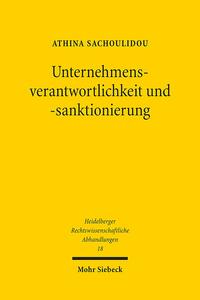 Vorderes Coverbild Unternehmensverantwortlichkeit und -sanktionierung
