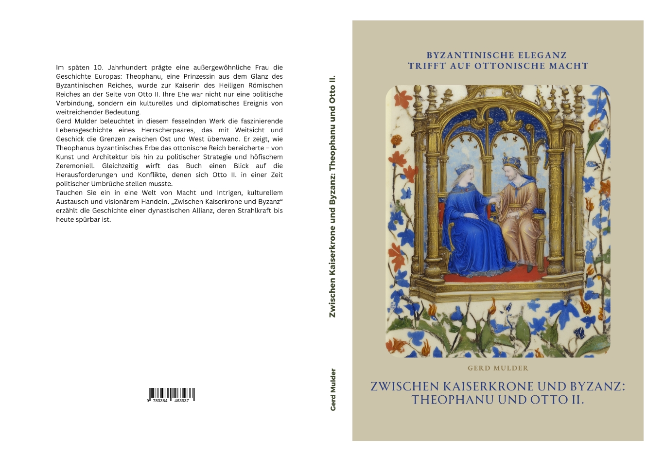 Gesamtes Coverbild Zwischen Kaiserkrone und Byzanz: Theophanu und Otto II.