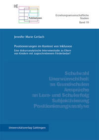 Vorderes Coverbild Positionierungen im Kontext von Inklusion