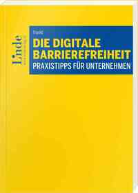 Vorderes Coverbild Die digitale Barrierefreiheit