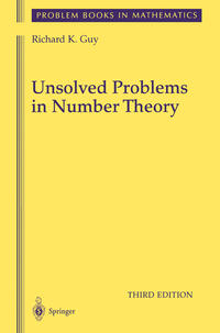 Vorderes Coverbild Unsolved Problems in Number Theory