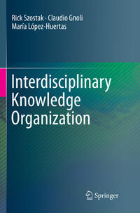Vorderes Coverbild Interdisciplinary Knowledge Organization