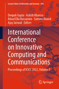 Vorderes Coverbild International Conference on Innovative Computing and Communications