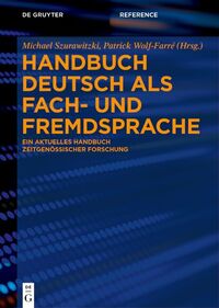 Vorderes Coverbild Handbuch Deutsch als Fach- und Fremdsprache