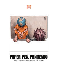 Vorderes Coverbild Paper. Pen. Pandemic.