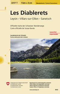 Vorderes Coverbild 3317T Les Diablerets Carte d'excursions
