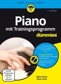 Vorderes Coverbild Piano mit Trainingsprogramm für Dummies