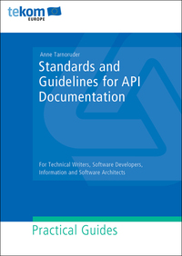 Vorderes Coverbild Standards and Guidelines for API Documentation