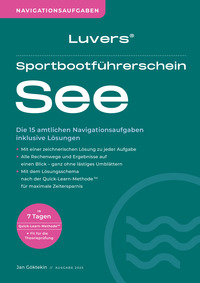 Vorderes Coverbild Luvers Sportbootführerschein See – Navigationsaufgaben (2025)