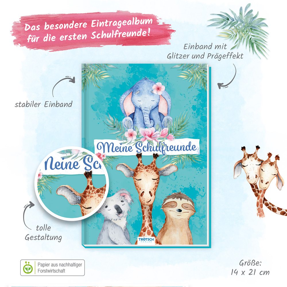 Beispielinhalt (Bild) Trötsch Meine Schulfreunde Tierfreunde