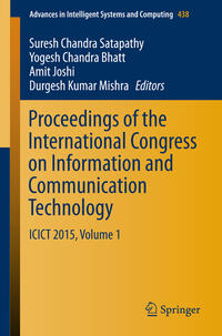 Vorderes Coverbild Proceedings of the International Congress on Information and Communication Technology