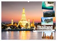 Vorderes Coverbild Thailand - Postkarten aus dem Land des Lächelns (Wandkalender 2025 DIN A2 quer), CALVENDO Monatskalender