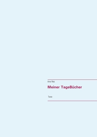 Vorderes Coverbild Meiner TageBücher