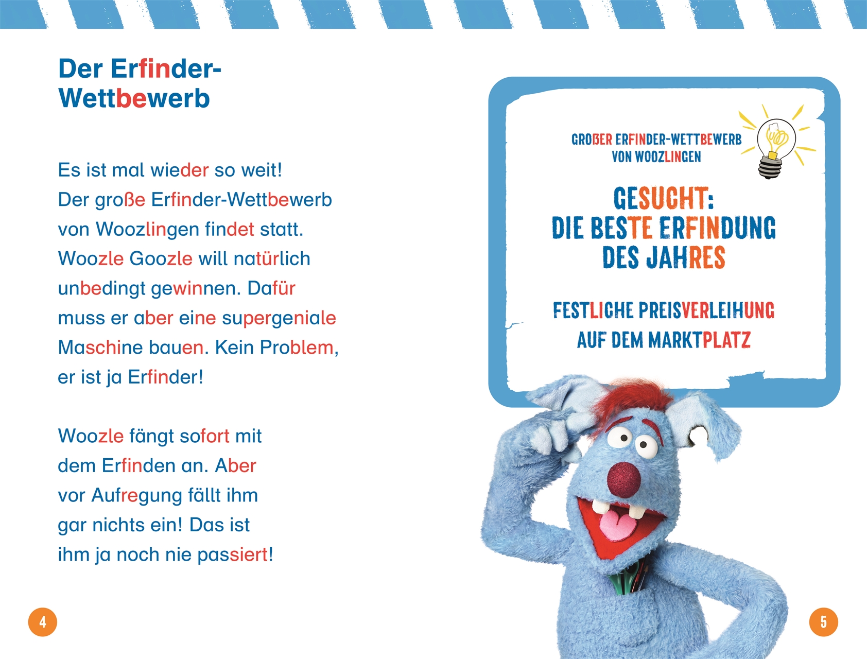 Beispielinhalt (Bild) SUPERLESER! Woozle Goozle Geniale Tiere