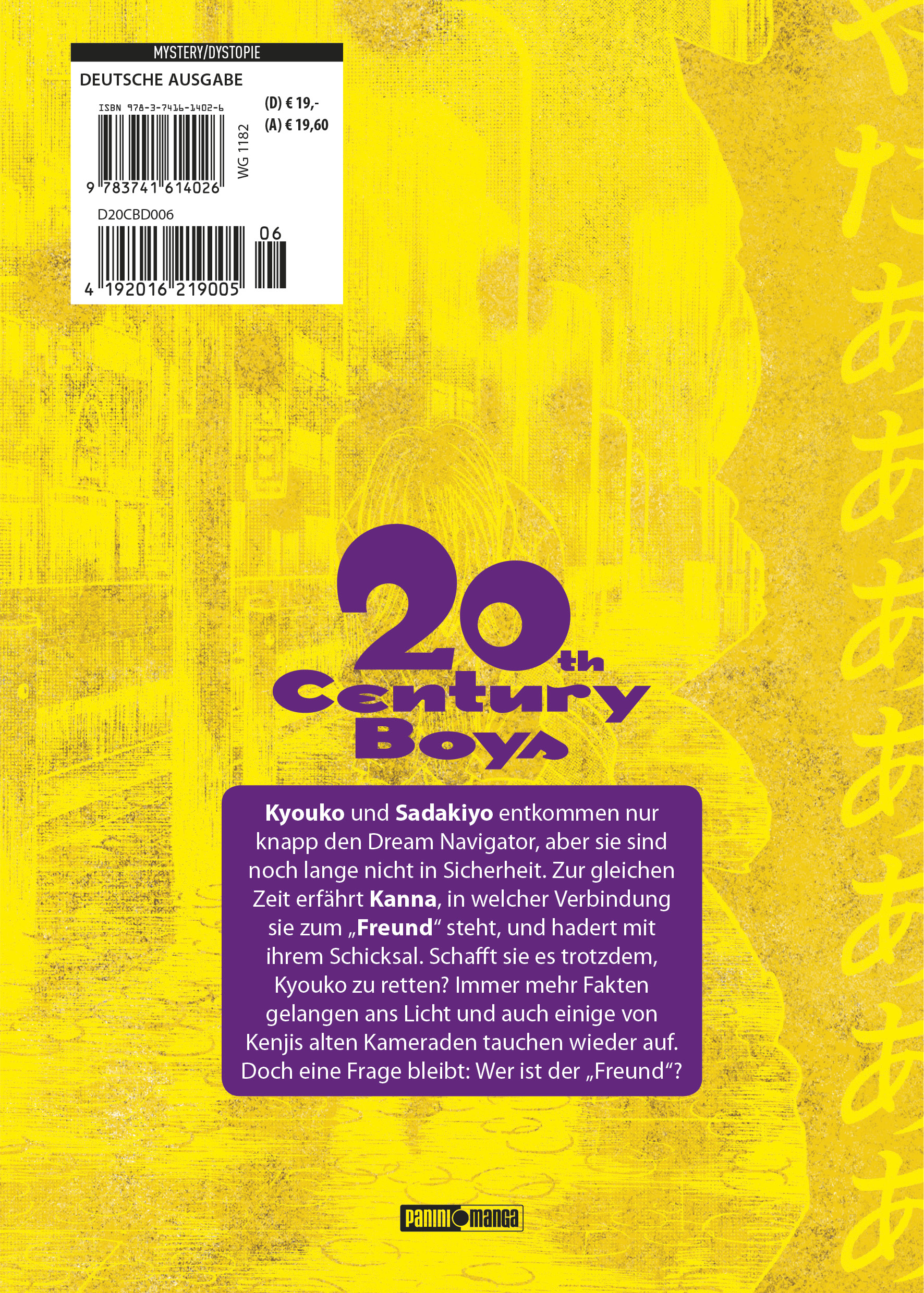 Rückseitencover 20th Century Boys: Ultimative Edition 06