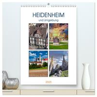 Vorderes Coverbild Heidenheim und Umgebung (hochwertiger Premium Wandkalender 2025 DIN A2 hoch), Kunstdruck in Hochglanz