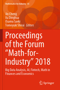 Vorderes Coverbild Proceedings of the Forum "Math-for-Industry" 2018
