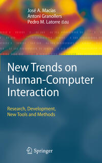 Vorderes Coverbild New Trends on Human-Computer Interaction