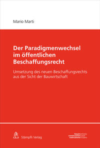 Vorderes Coverbild Der Paradigmenwechsel im öffentlichen Beschaffungsrecht