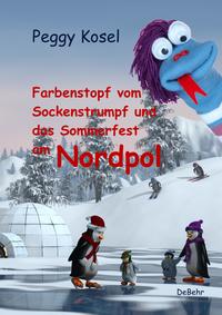 Vorderes Coverbild Farbenstopf vom Sockenstrumpf und das Sommerfest am Nordpol