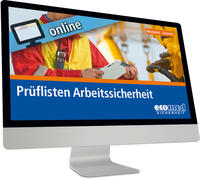 Vorderes Coverbild Prüflisten Arbeitssicherheit online