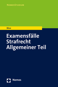 Vorderes Coverbild Examensfälle Strafrecht Allgemeiner Teil
