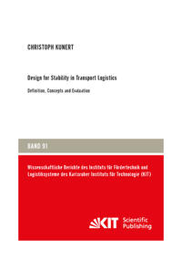 Vorderes Coverbild Design for Stability in Transport Logistics - Definition, Concepts and Evaluation