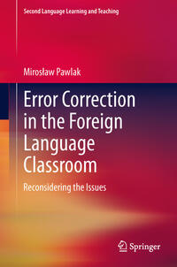 Vorderes Coverbild Error Correction in the Foreign Language Classroom