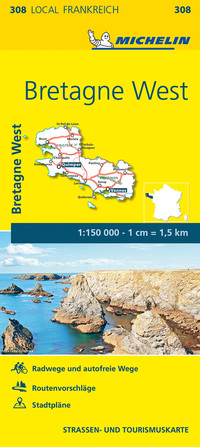 Vorderes Coverbild Michelin Bretagne West