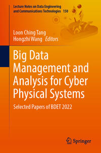 Vorderes Coverbild Big Data Management and Analysis for Cyber Physical Systems