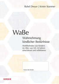Vorderes Coverbild WaBe. Wahrnehmung kindlicher Bedürfnisse
